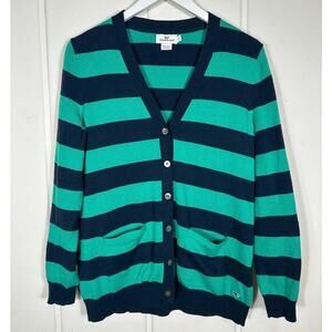 Vineyard Vines Striped Button‎ Down Nautical Cardigan- Small- Coastal Preppy
